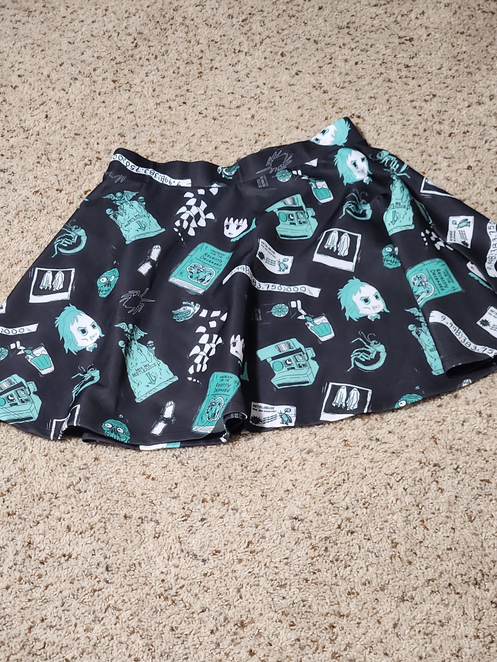 Hot Topic Beetlejuice Chibi Skirt - Size Medium - Good Condition